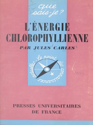 cover image of L'énergie chlorophyllienne